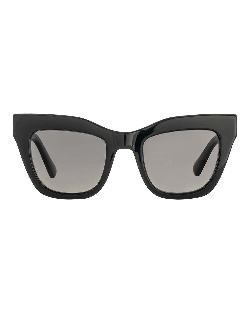 Dusk Shiny Black Grey Gradient Polarised Sunglasses Bask Eyewear
