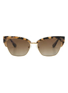 Gigi Beige Tort Brown Gradient Polarised Sunglasses Bask Eyewear
