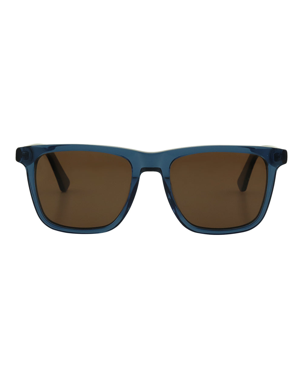 Kai Crystal Blue Brown Polarised Sunglasses Bask Eyewear