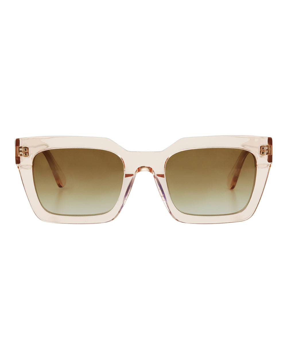 Sol Eco Crystal Rose Brown Gradient Polarised Sunglasses Bask Eyewear