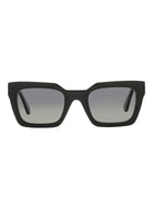 Sol Shiny Black Grey Gradient Polarised Sunglasses Bask Eyewear