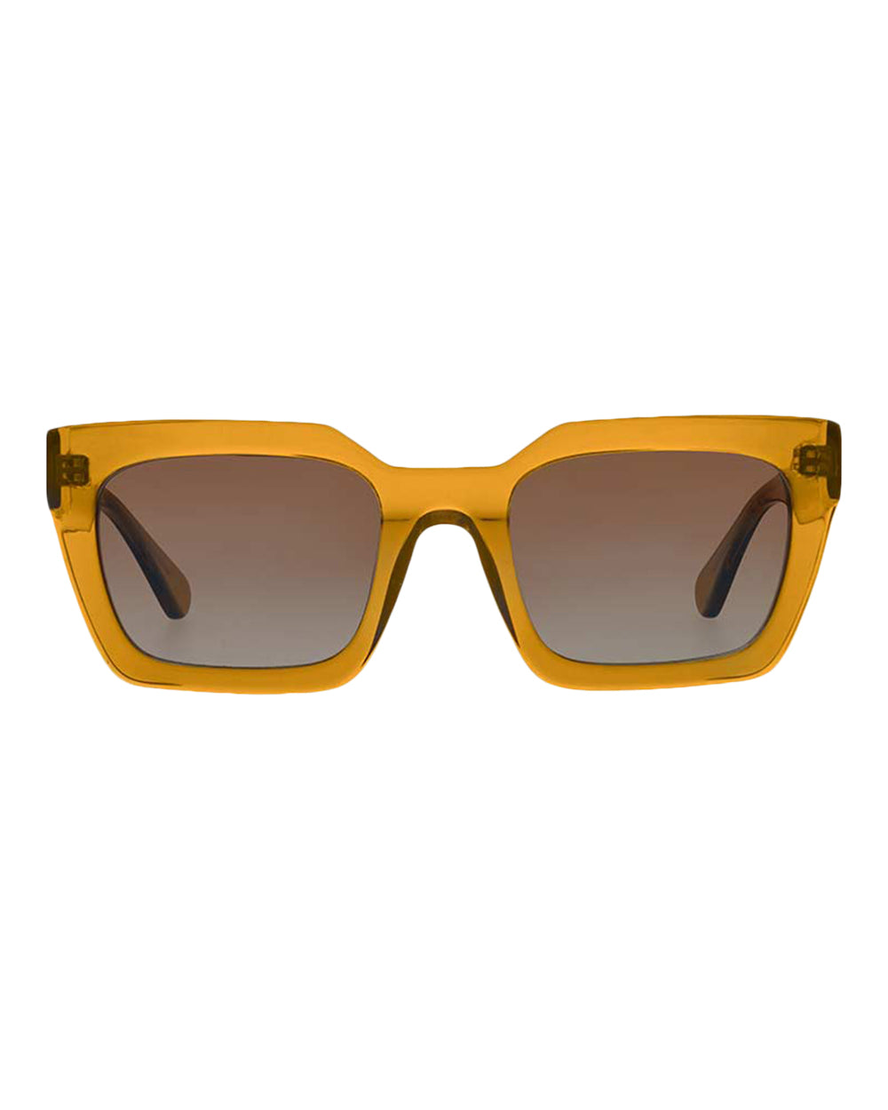 Sol Crystal Toffee Brown Gradient Polarised Sunglasses Bask Eyewear