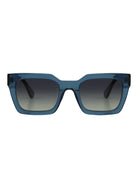 Sol Crystal Blue Grey Gradient Polarised Sunglasses Bask Eyewear