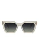 Sol Milky White Grey Gradient Polarised Sunglasses Bask Eyewear