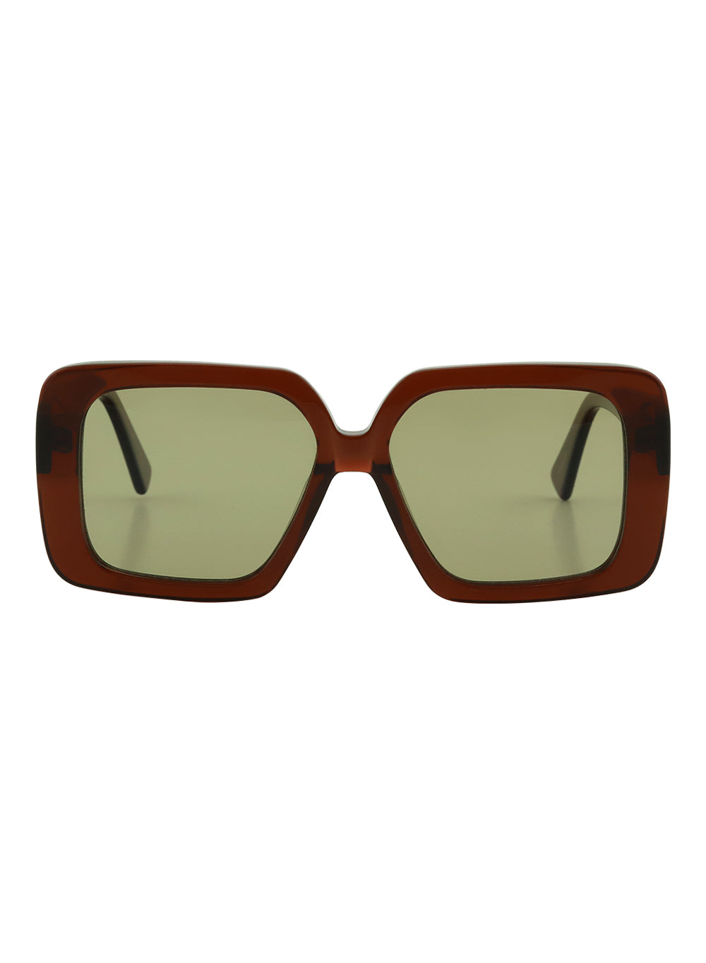 Lola Crystal Brown Light Yellow Polarised Sunglasses Bask Eyewear