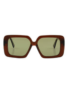 Lola Crystal Brown Light Yellow Polarised Sunglasses Bask Eyewear