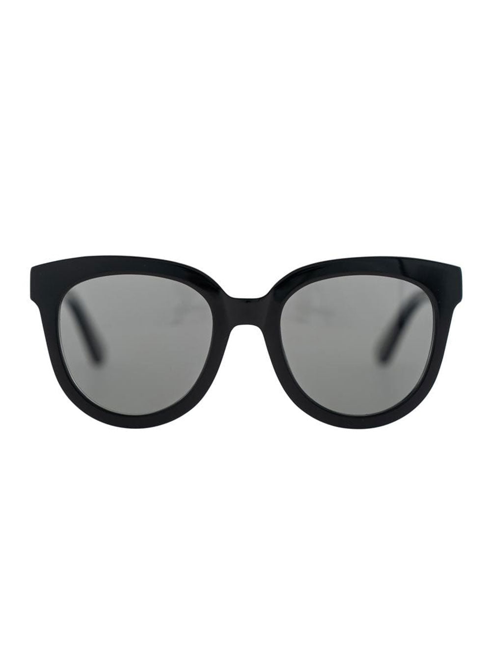 Bay Shiny Black Grey Polarised Sunglasses Bask Eyewear