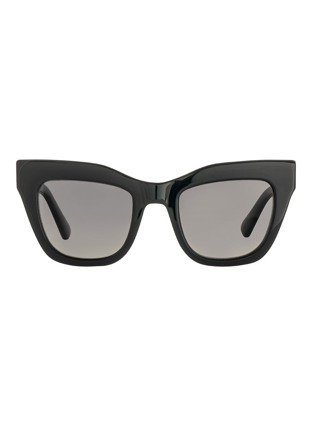 Dusk Shiny Black Grey Gradient Polarised Sunglasses Bask Eyewear