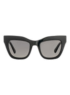 Dusk Shiny Black Grey Gradient Polarised Sunglasses Bask Eyewear