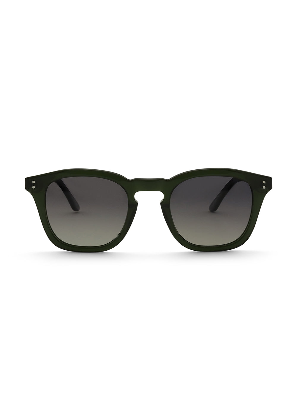Dune XL Crystal Green Grey Gradient Polarised Sunglasses Bask Eyewear
