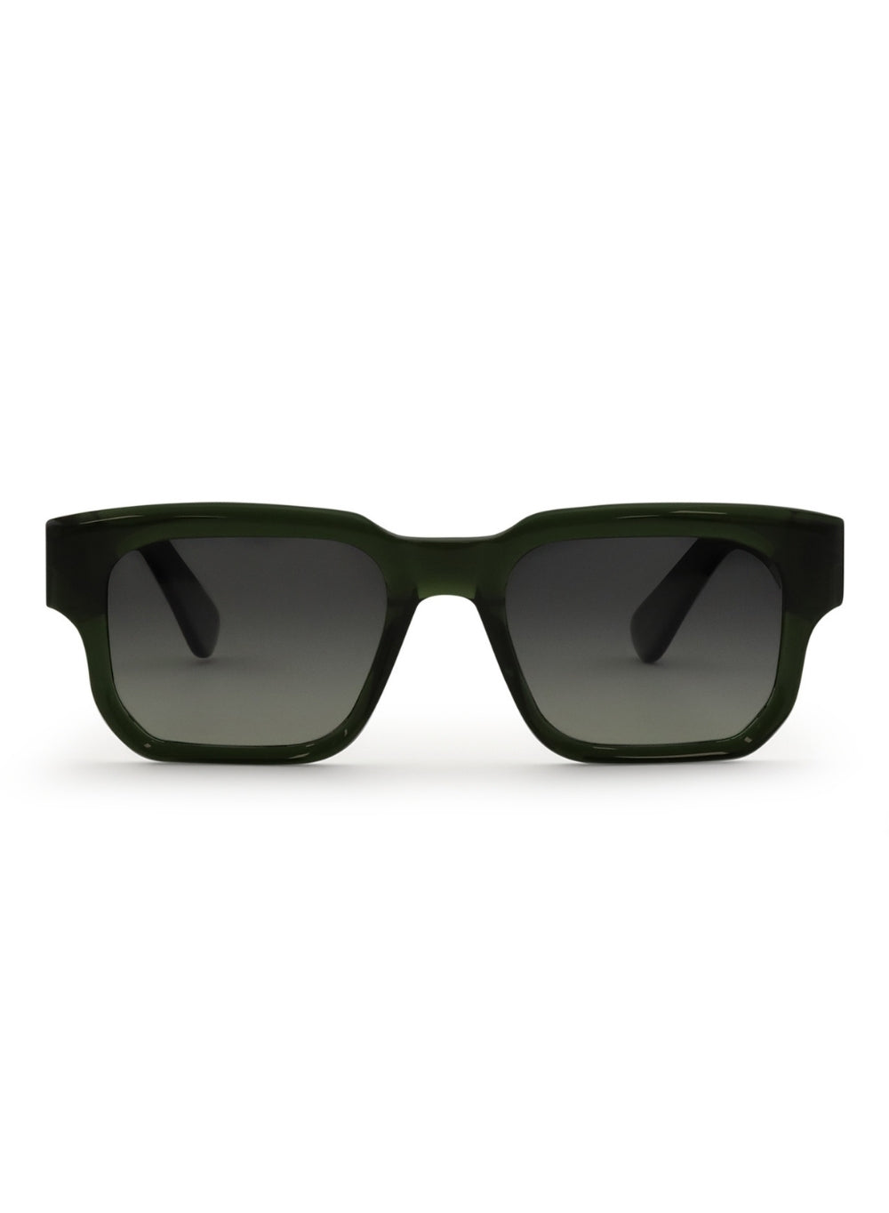 Eli Crystal Green Grey Gradient Polarised Sunglasses Bask Eyewear