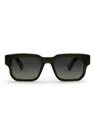 Eli Crystal Green Grey Gradient Polarised Sunglasses Bask Eyewear