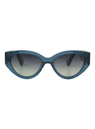 Franki Crystal Blue Grey Gradient Polarised Sunglasses Bask Eyewear