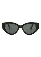 Franki Shiny Black Grey Polarised Sunglasses Bask Eyewear