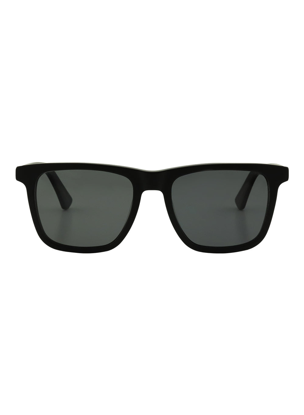 Kai Shiny Black Grey Polarised Sunglasses Bask Eyewear