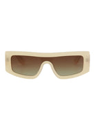 Veil Cream Brown Gradient Polarised Sunglasses Bask Eyewear