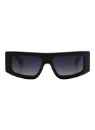 Veil Shiny Black Grey Gradient Polarised Sunglasses Bask Eyewear