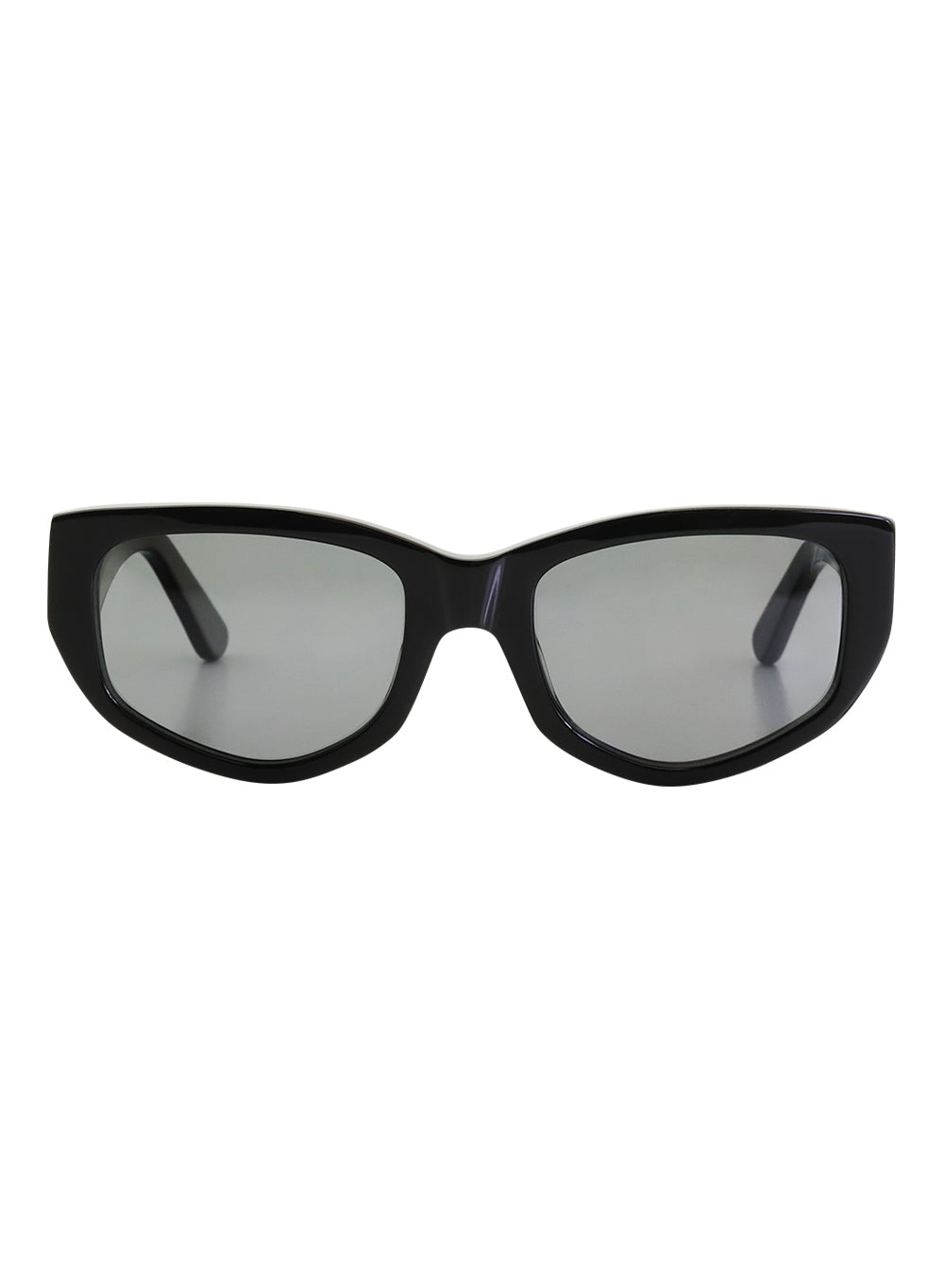 Poet Shiny Black Grey Polarised Sunglasses Bask Eyewear