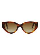 Franki Tea Tort Brown Gradient Polarised Sunglasses Bask Eyewear