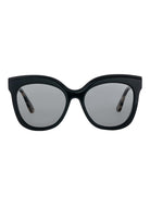 Luna Black and Beige Grey Polarised Sunglasses Bask Eyewear