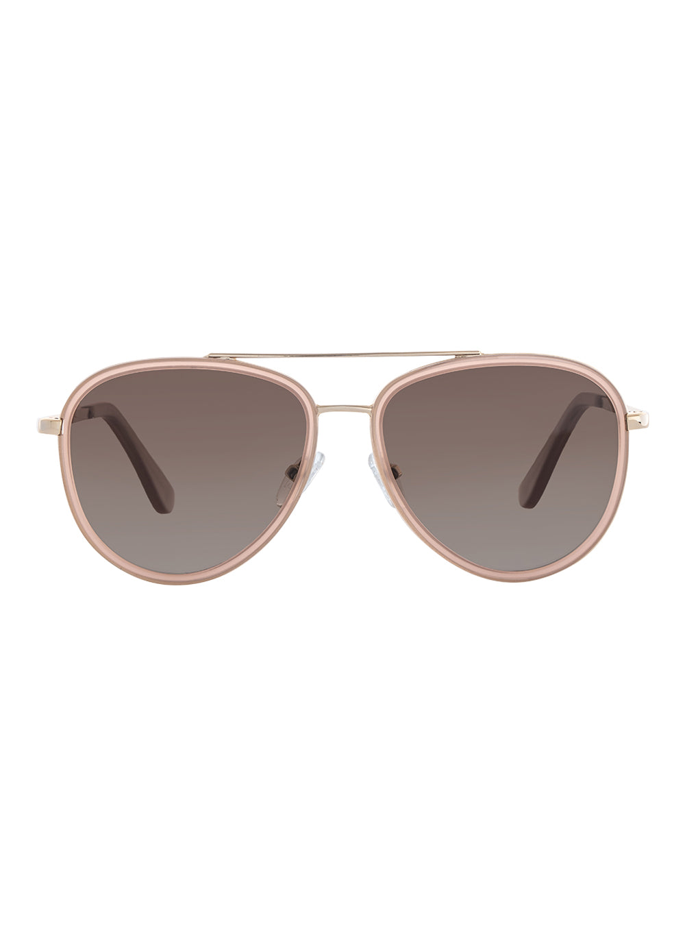 Palm Rose Brown Gradient Polarised Sunglasses Bask Eyewear