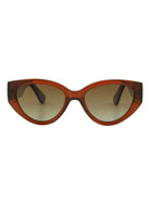 Franki Crystal Brown Brown Gradient Polarised Sunglasses Bask Eyewear